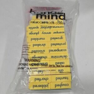 Hand2Mind Reading Rods Vocabulary Cubes Set of 142 Educational Learning 64782C